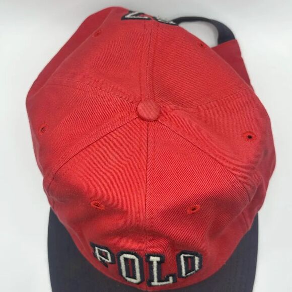 Vintage Polo Ralph Lauren Two Tone Spellout Hat RARE - Picture 6 of 6